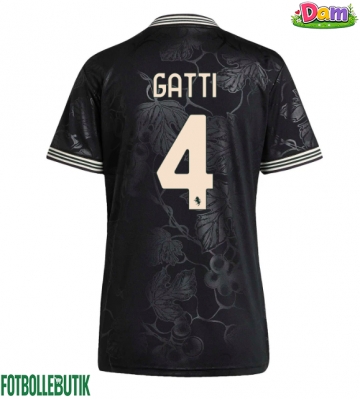 Juventus Federico Gatti #4 Tredje Tröja Kvinnor 2025-26 Kortärmad